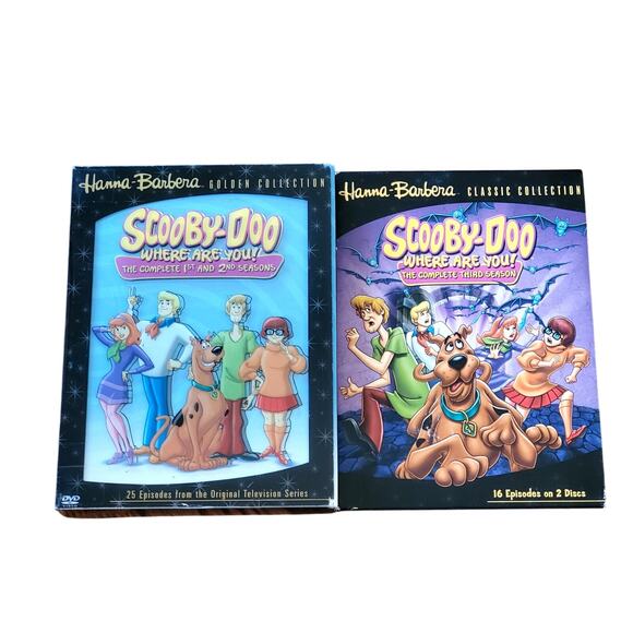 Scooby-Doo Where Are You Seasons 1-3 Hanna Barbera Golden Collection - Picture 1 of 10